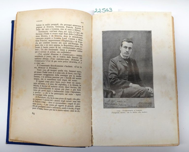 Margherita G Sarfatti Dux 32 illustrazioni fuori testo 5 autografi …