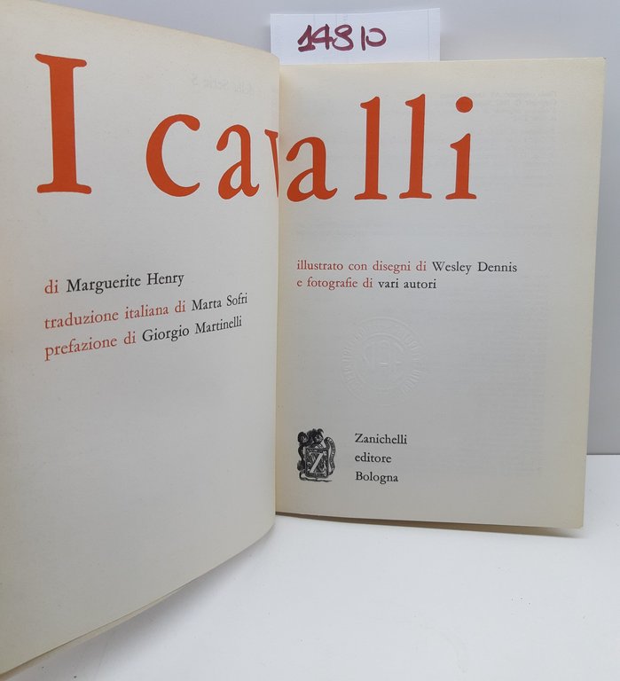 Marguerite Henry I cavalli Zanichelli 1968 | Immagine Gallery 4