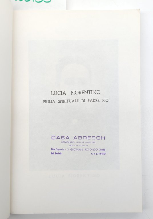 Maria Preziosi Lucia Fiorentino figlia spirituale di Padre Pio Tipografia … | Immagine Gallery 3