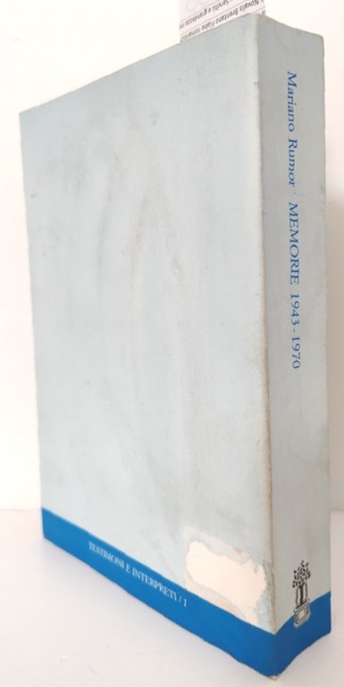 Mariano Rumor Memorie 1943 1970 Neri Pozza 1991 | Immagine Gallery 2