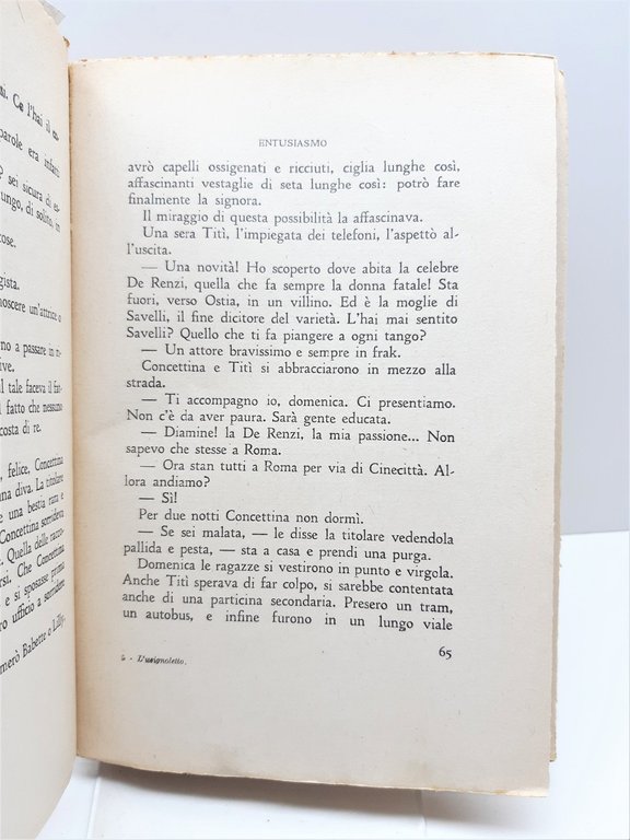 Maricilla Piovanelli L'usignoletto edizioni Gioia 1938 1∞ ed.