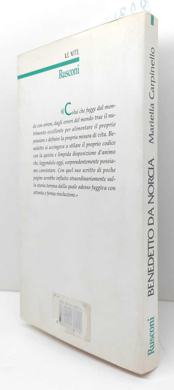 Mariella Carpinello Benedetto da Norcia Rusconi 1° edizione 1991 | Immagine principale