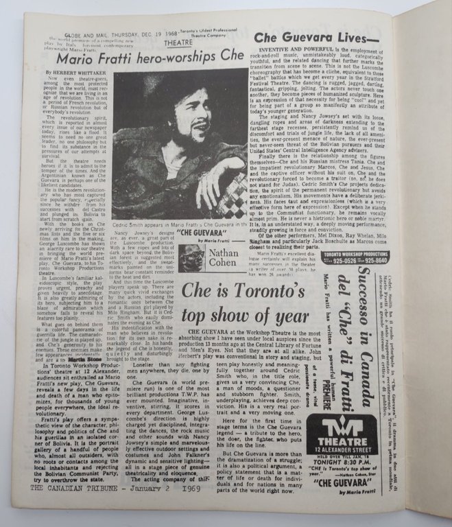 Mario Fratti CHE GUEVARA Enact. Nuova Delhi (1970)