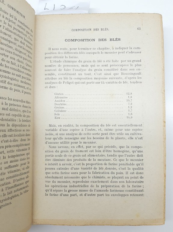 Maunerie Boulangerie Encyclopedie Agricole L.Ammann Paris 1925