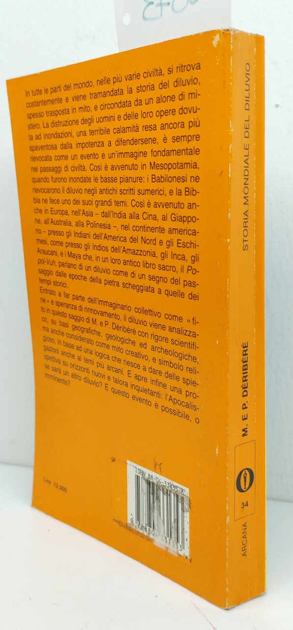 Maurice e Paulette Deriberè Storia mondiale del diluvio Oscar Mondadori … | Immagine principale