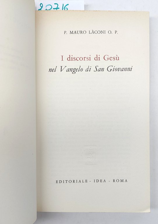 Mauro Laconi I discorsi di Gesù nel vangelo di San …