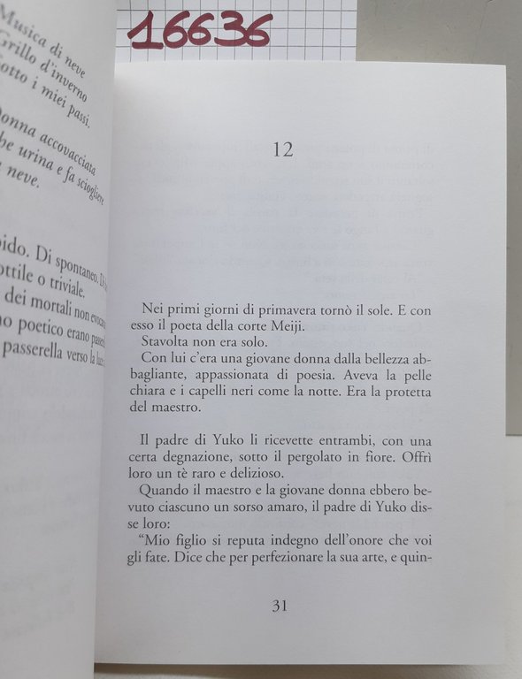 Maxence Fermine Neve Bompiani 1999 1° edizione
