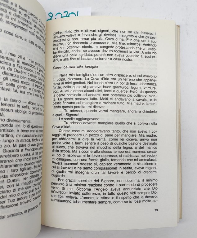 Memorie di suor Lucia Vice-Postulazione Della Beatificazione Dei Veggenti 1° …