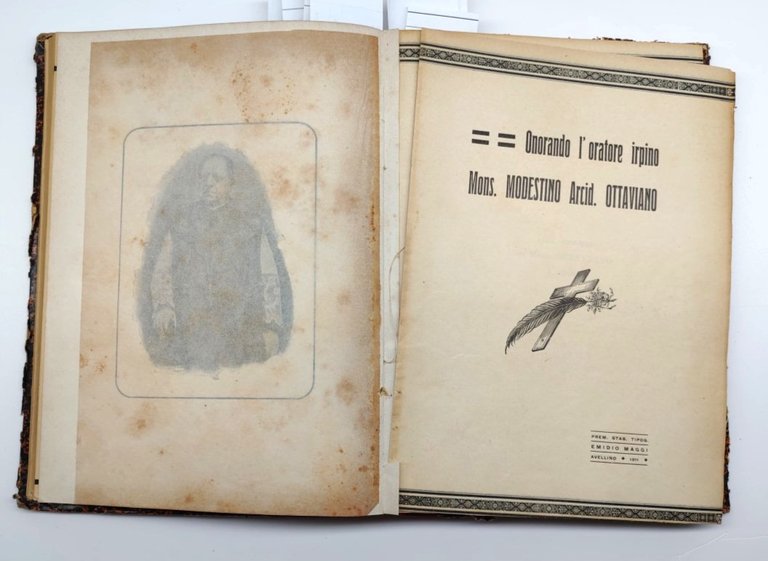 Memorie funebri '900 Rara raccolta storica Ephemera Lutto