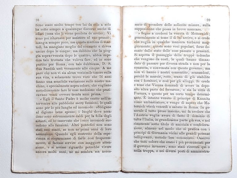 Memorie politiche sui Conclavi da Pio VII a Pio IX …