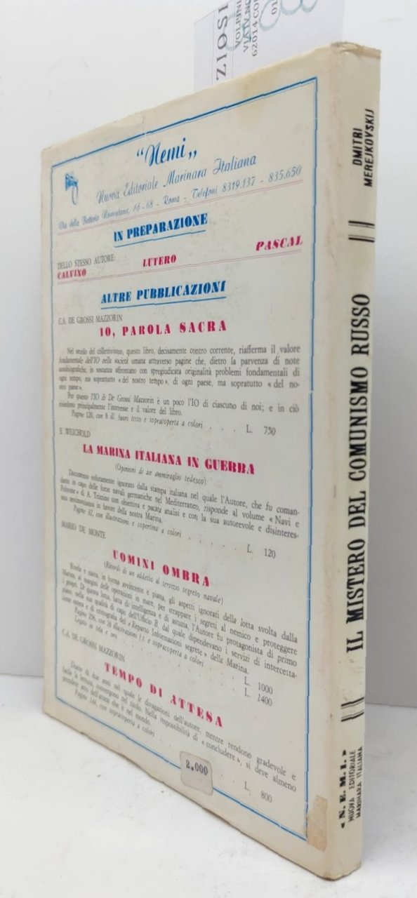 Merejkovskij Il mistero del comunismo russo 1963