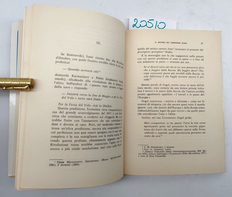 Merejkovskij Il mistero del comunismo russo 1963