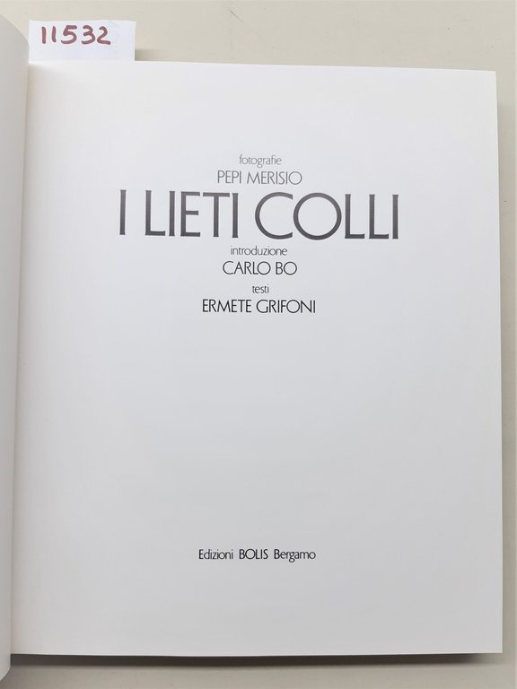 Merisio Bo Grifoni Lieti Colli Bolis 1981 | Immagine Gallery 3