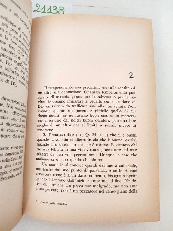 Merton Pensieri nella solitudine Garzanti 1959 2° edizione