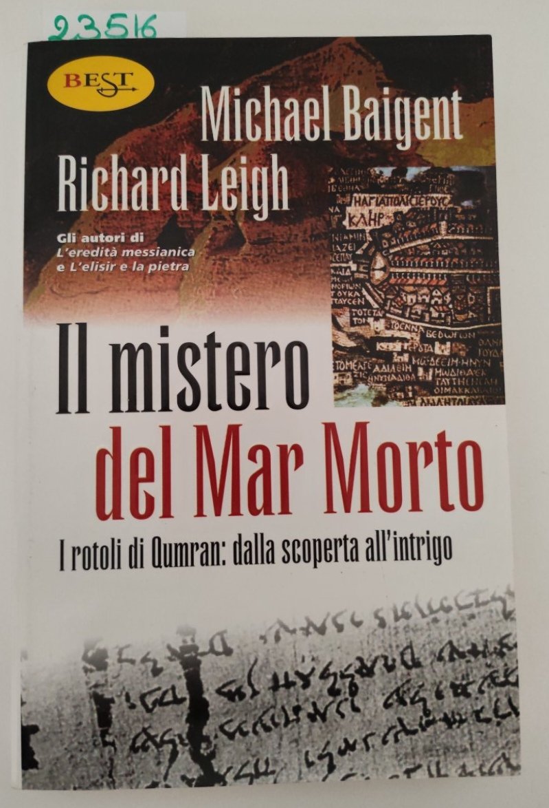 Michael Baigent Richard Leight Il mistero del Mar morto Est … | Immagine principale