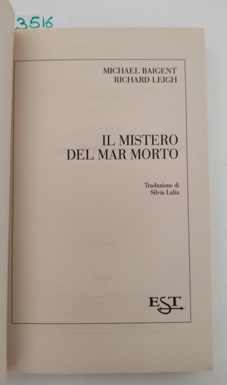 Michael Baigent Richard Leight Il mistero del Mar morto Est … | Immagine Gallery 3