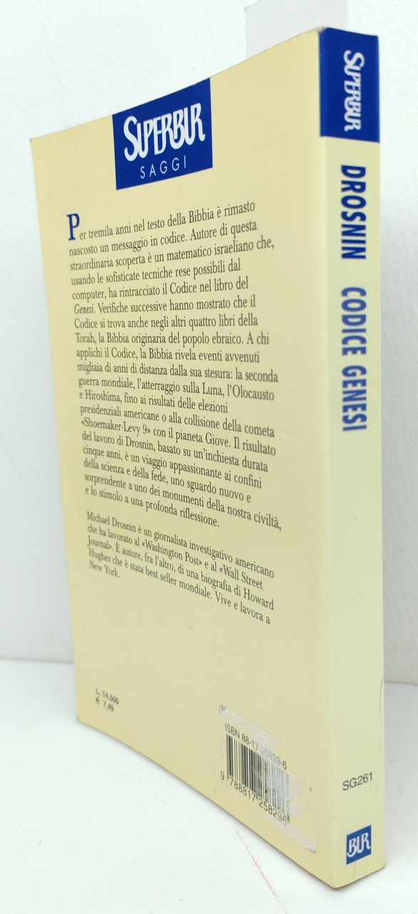 Michael Drosnin Codice Genesi BUR 1999 1° edizione | Immagine principale