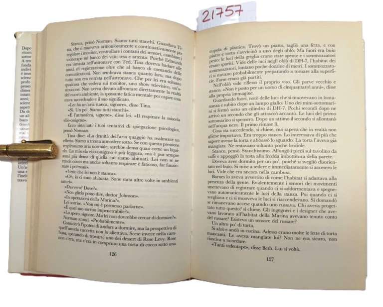 Micheal Crichton Sfera Garzanti 2° edizione 1987