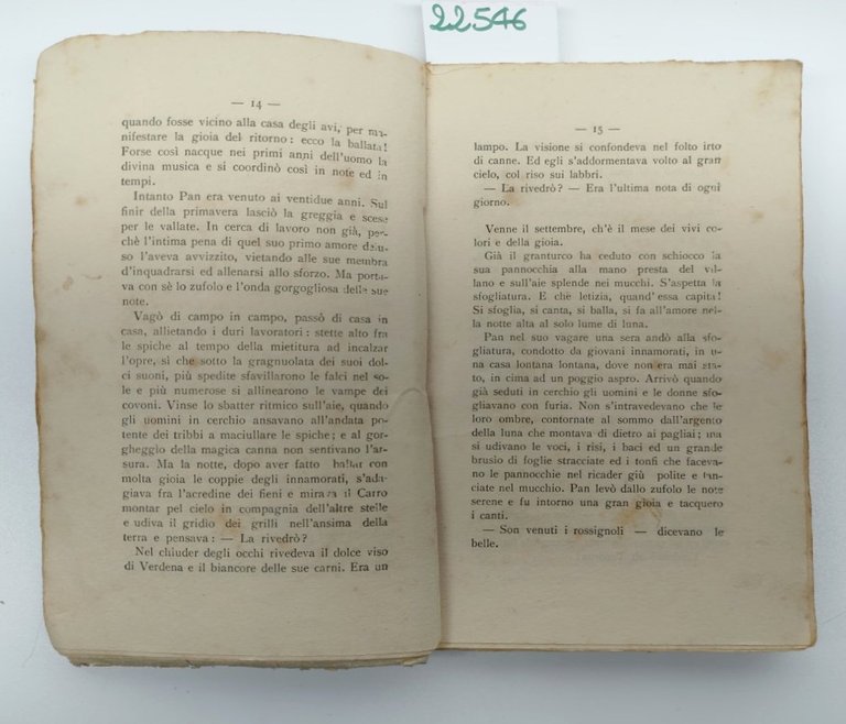 Michele Campana In Pagania Gonnelli 1911 autografato