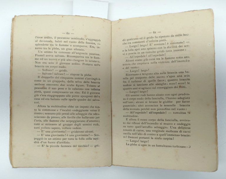 Michele Campana In Pagania Gonnelli 1911 autografato