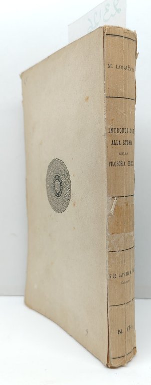 Michele Losacco Introduzione alla storia della filosofia greca Laterza 1929 | Immagine Gallery 2