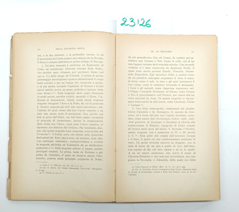 Michele Losacco Introduzione alla storia della filosofia greca Laterza 1929 | Immagine Gallery 5