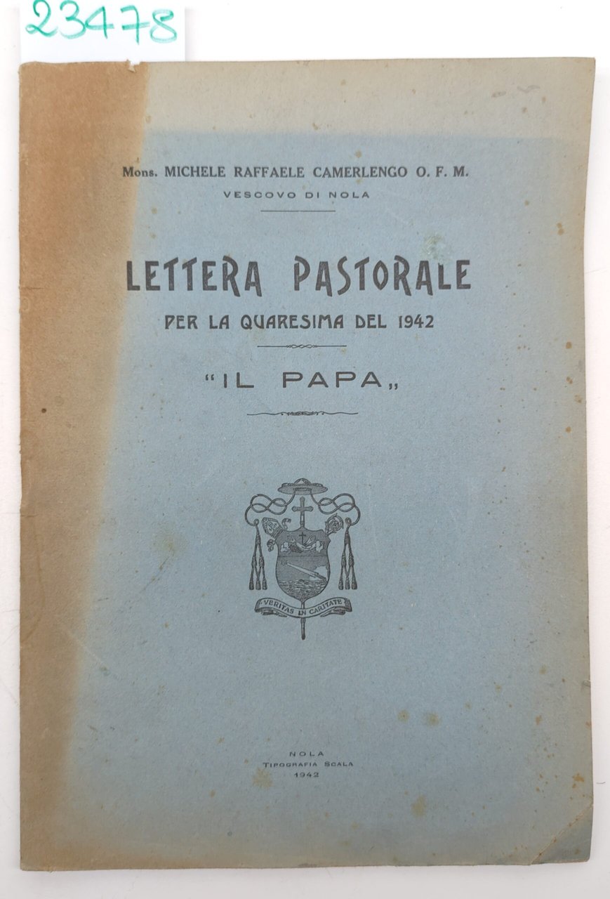 Michele Raffaele Camerlengo Vescovo di Nola lettera pastorale per la … | Immagine principale