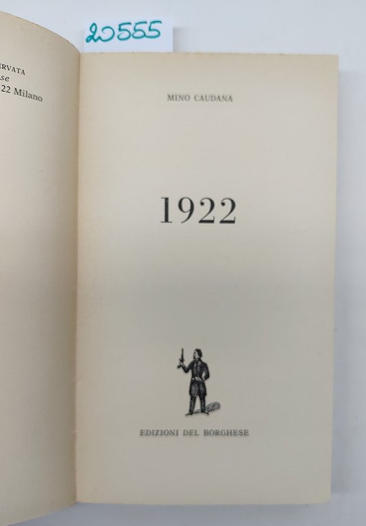Mino Caudana 1922 Il Borghese 1972