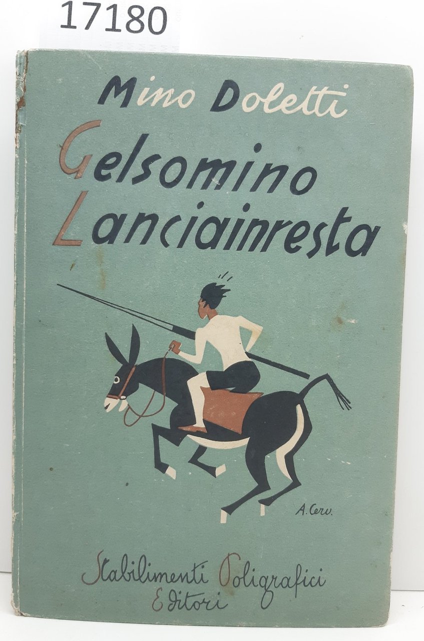 Mino Doletti Gelsomino Lanciainresta Stabilimenti Poligrafici Editori 1937