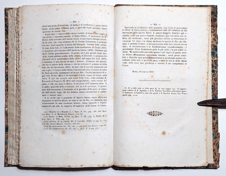 Miscellanea di due volumi Delle Cinque Piaghe della Santa chiesa …