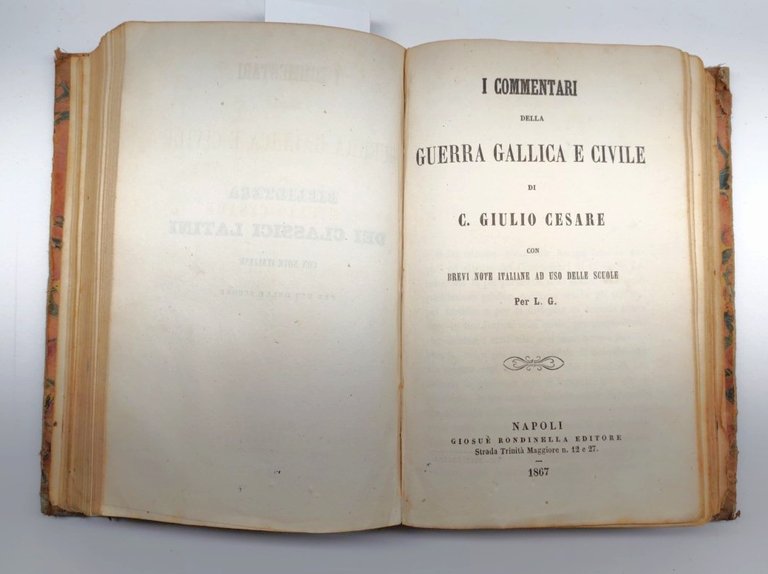Miscellania Ovidio Fasti Tristezze e Cesare Guerra Gallica Civili Napoli …