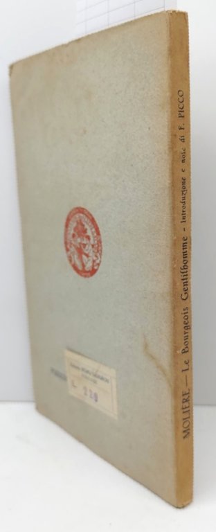 Moliére Le Bourgeois Gentilhomme Sandron senza data