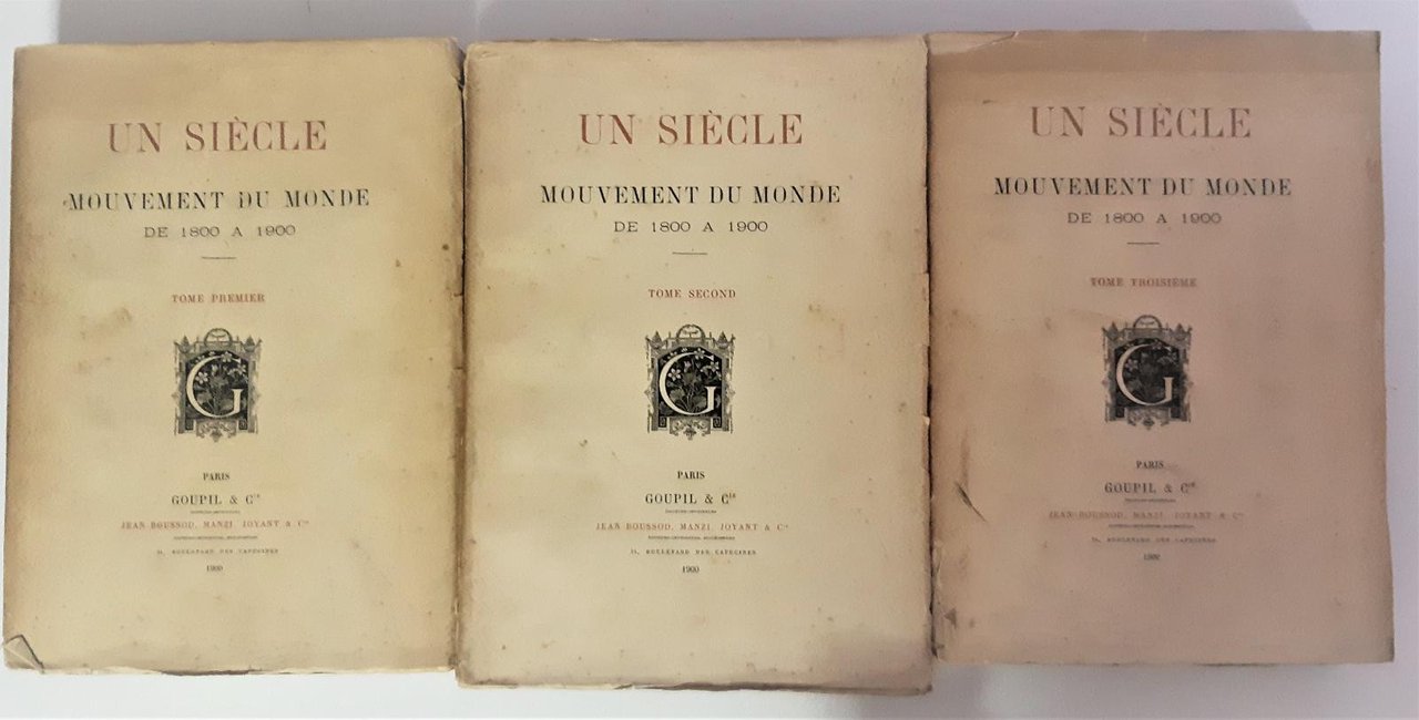 Mons. PechenardUn SiËcle Mouvement Du Monde de 1800 a 1900 …