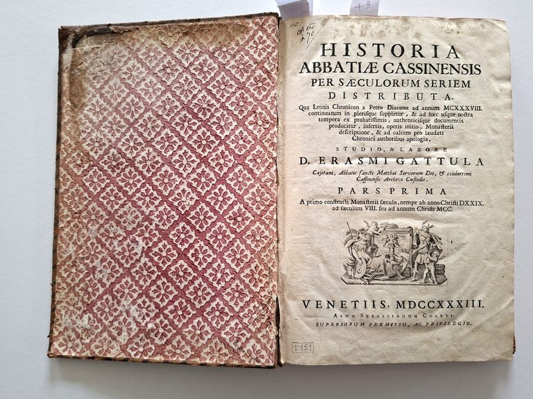 Montecassino. - Gattola (Gattula), E. Historia abbatiae Cassinensis per saeculorum …