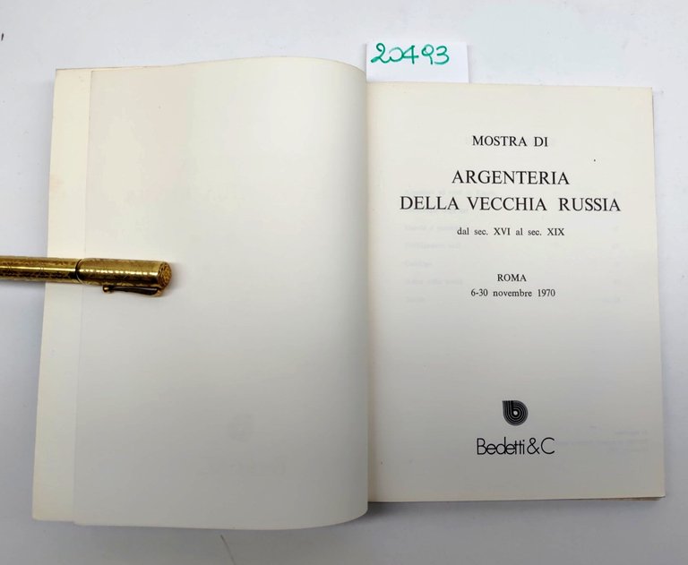 Mostra di argenteria della vecchia Russia dal secolo XVI al …