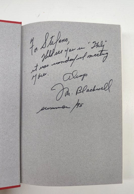 Mr. Blackwell An autobiography GPG 1995 autografato