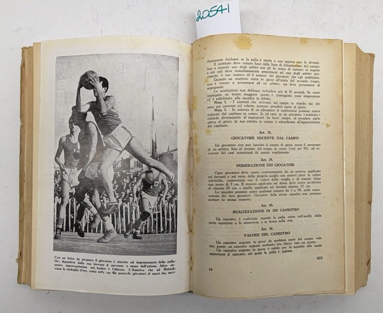 Natale Bertocco L'ABC dello sport la società sportiva CSI 1953-1954