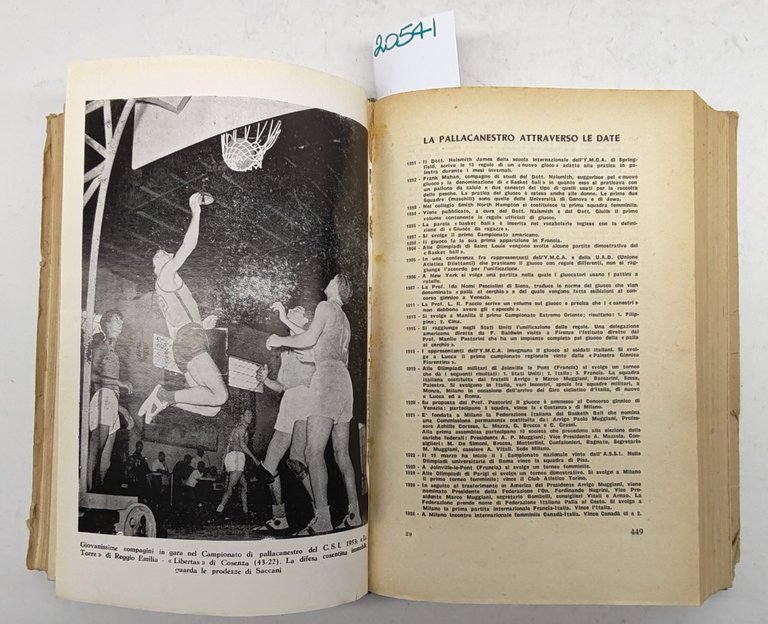 Natale Bertocco L'ABC dello sport la società sportiva CSI 1953-1954