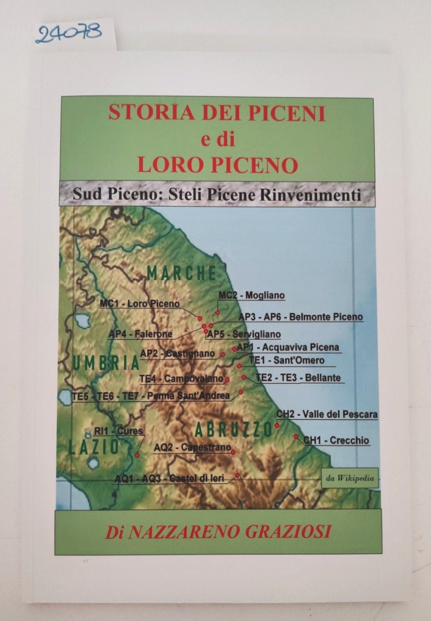 Nazareno Graziosi Storia dei piceni e di Loro Piceno 2024 | Immagine principale