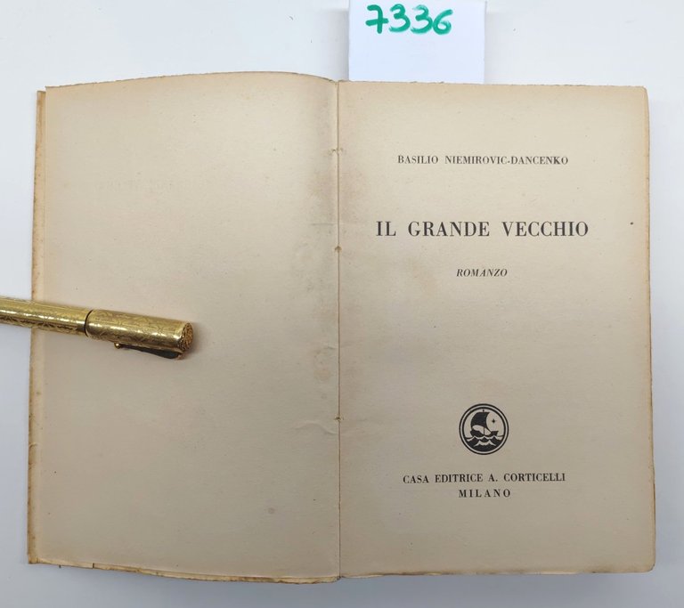 Nemirovich-Danchenko Il grande vecchio Corticelli 1934