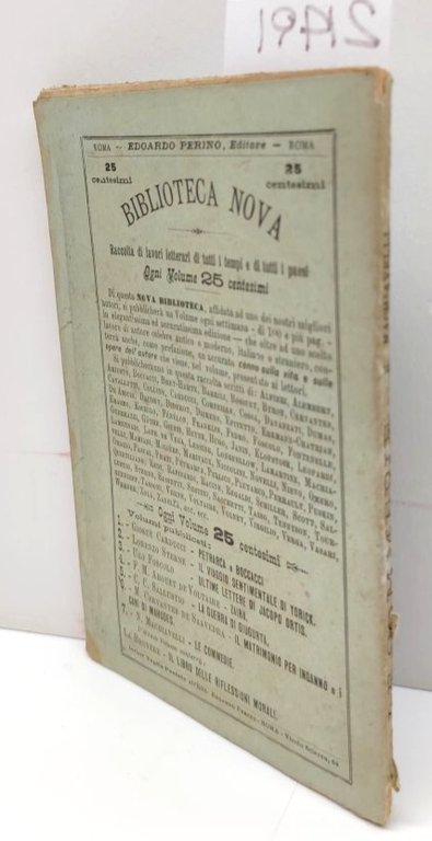 Niccolò Machiavelli Le commedie La Mandragola La Clizia Perino 1884