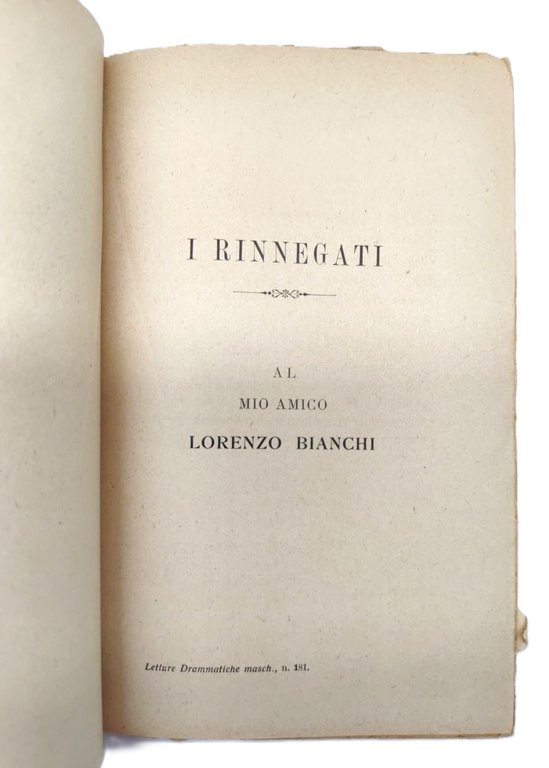 Nicola Allevato Martirio di cuori e Rinnegati Dante Gori 3° …