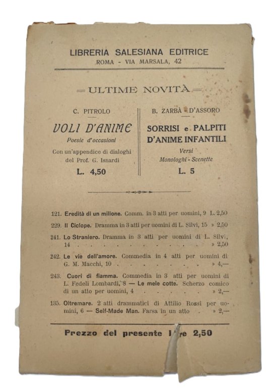 Nicola Allevato Martirio di cuori e Rinnegati Dante Gori 3° …