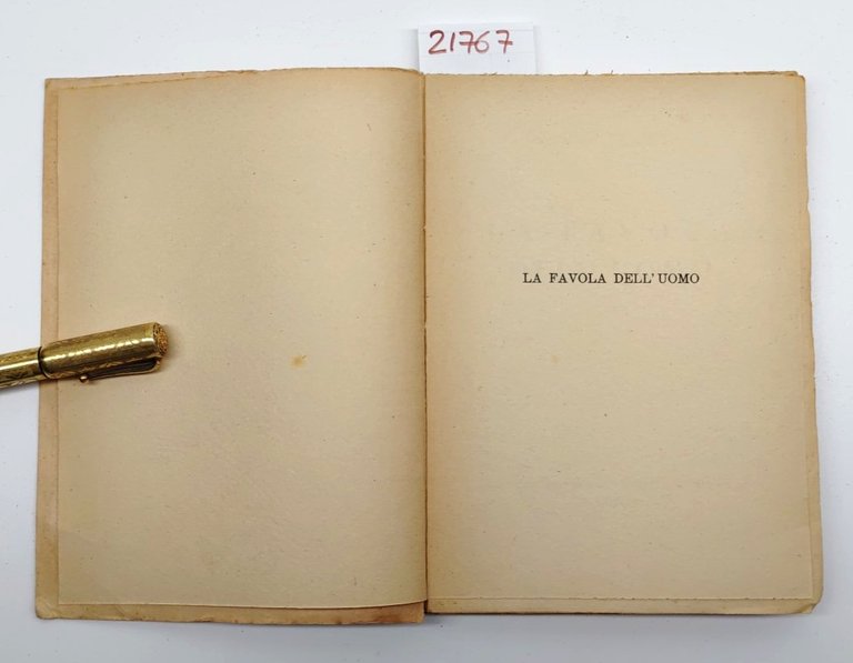 Nicola Vernieri La favola dell'uomo Carabba 1948