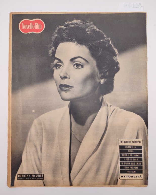 Novelle film il numero 345 31 luglio 1954 Susan Cabot …