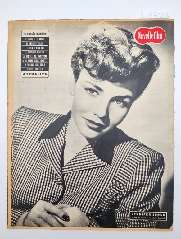 Novelle film il numero 347 14 agosto 1954 Erno Crisa …