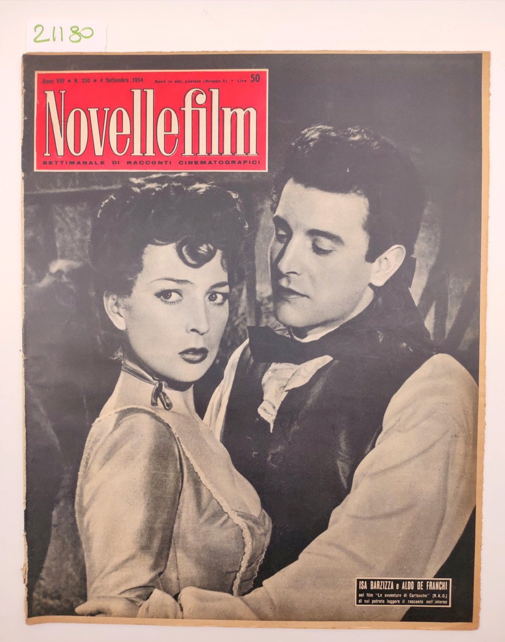 Novelle film numero 350 4 settembre 1954 Isa Barzizza e …