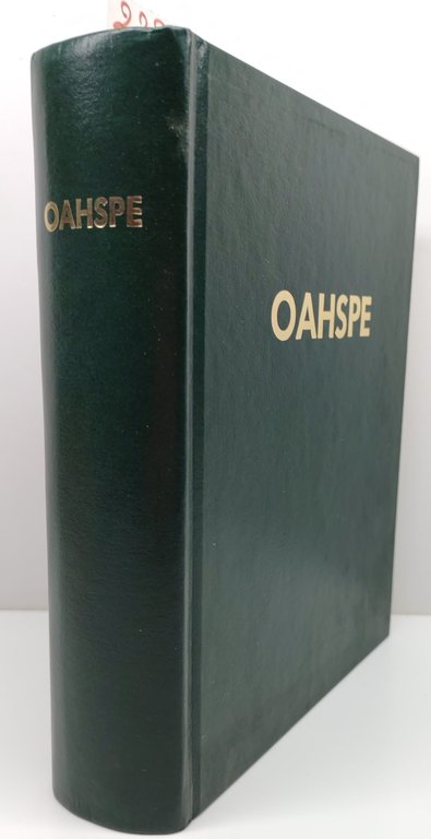 Oahspe a New bible in the world of Jehovih ristampa …