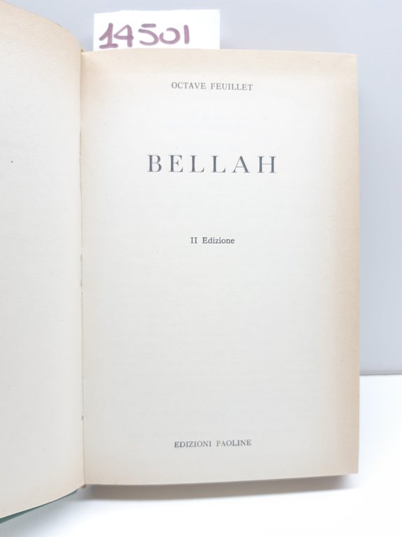 Octave Feuillet Bellah 2° ed. Paoline 1963