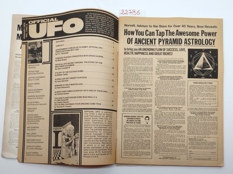 Official UFO gennaio 1979